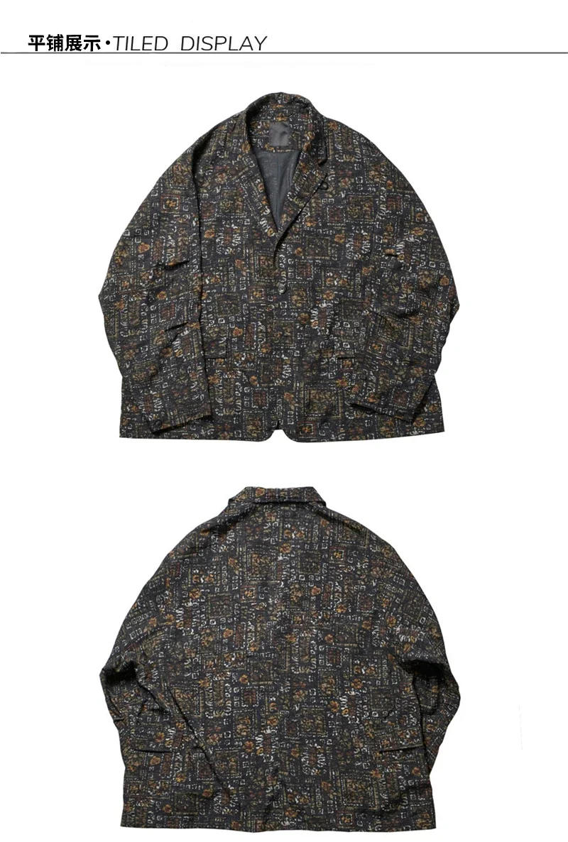 Description Picture 4 of itemOriginal PIER39SS 23SS Japanese Cityboy Loose Relaxed Men Suit Coat Blazers Fashion Style New