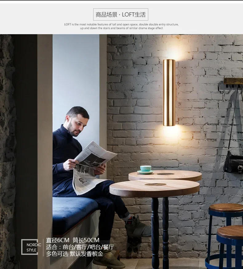 Description Picture 4 of itemArt Gold Dining Room Wall Light Vintage LED Kitchen Hotel Bedroom Hallway Light  бра настенные светильник светильник светильник