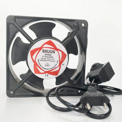220V-240V 120mm Sleeve Bearing axial cooling exhaust fan with power cable