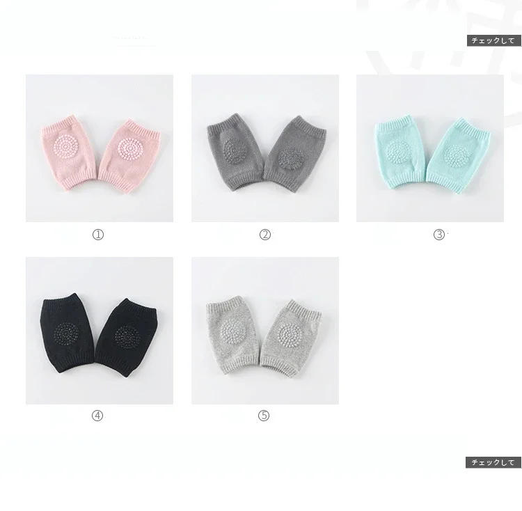 Description Picture 3 of itemKids Safety Crawling Elbow Cushion Infant Toddlers Baby Leg Warmers Knee Support Protector Baby Kneecap Baby Knee Pad Socks