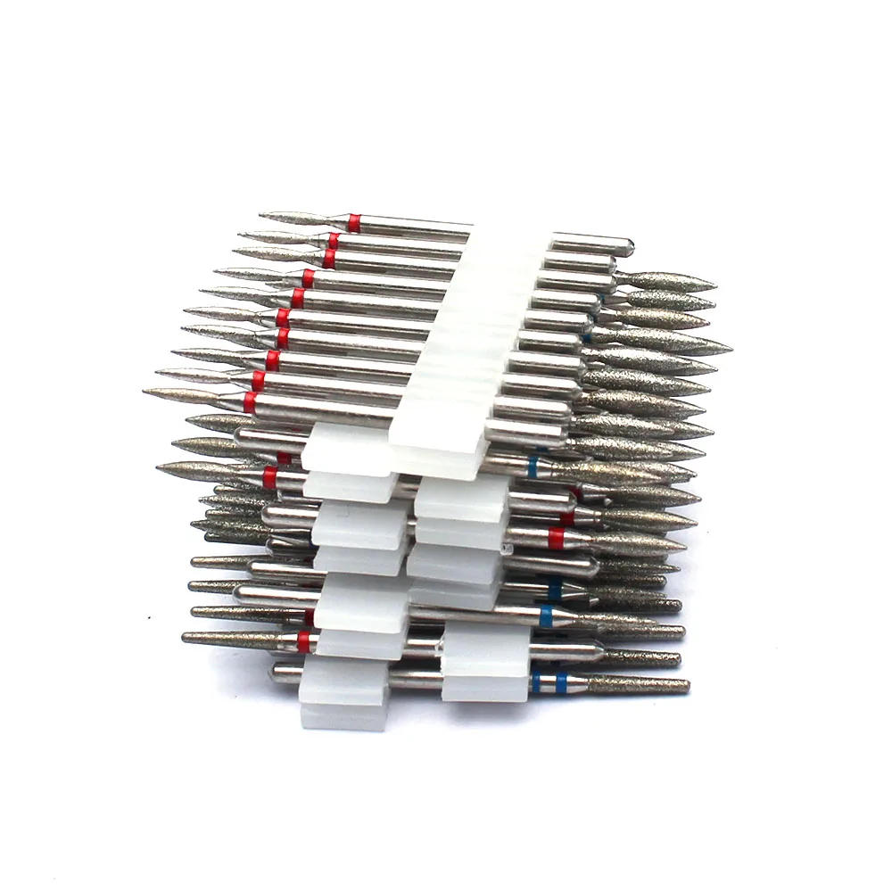 Description Picture 4 of item10pc/Set Diamond Nail Drill Bits Electric Manicure Drills Milling Cutters Kits Pedicure Files Gel Polish Tools Nail Accessories