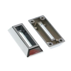 One 4.7cm*2.1cm Coin Entry Rectangular Zinc Alloy Chrome Plated Tokens Enter For Arcade Game Machine Hardware Accessories