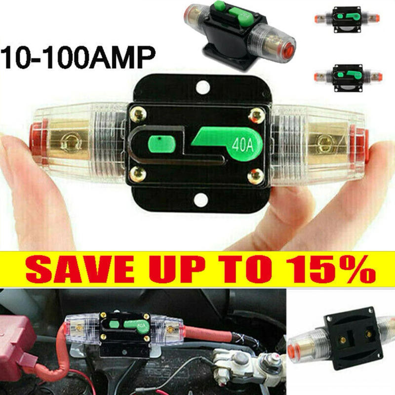 Description Picture 3 of itemMountable on Panels or Firewalls for Convenience 12V 48V DC Car Boat Auto Waterproof Circuit Breaker Fuse Reset
