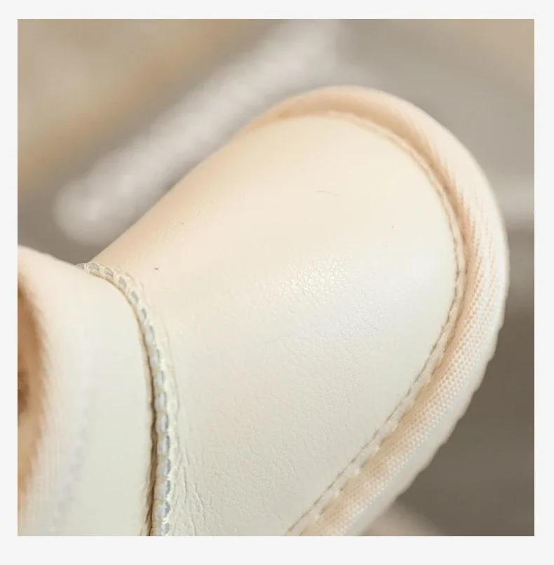 Description Picture 4 of itemDGUKYM Non-slip Soft Toddler Shoes Children's Cotton Shoes Snow Boots Baby Winter Plus Velvet Thick Breathable Warmth Baby Boots