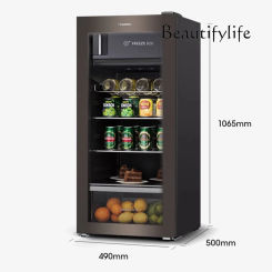 Household small commercial living room wine cabinet tea cabinet refrigerator freezer