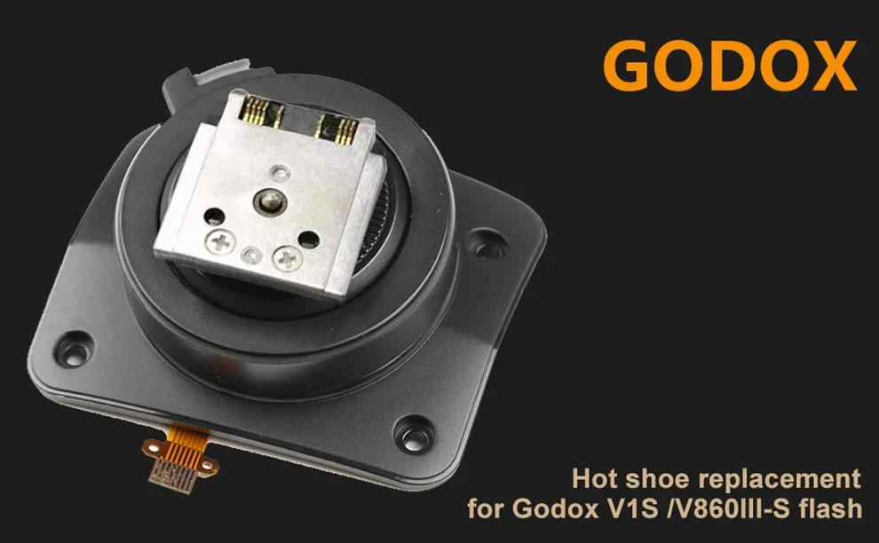 Description Picture 6 of itemGodox V1 V860III Flash Hot Shoe Replace Accessories Compatible Speedlite V1C V1N V1S V1F V1O V1P Hot Shoe for Iconic Brand Nikon Iconic Brand