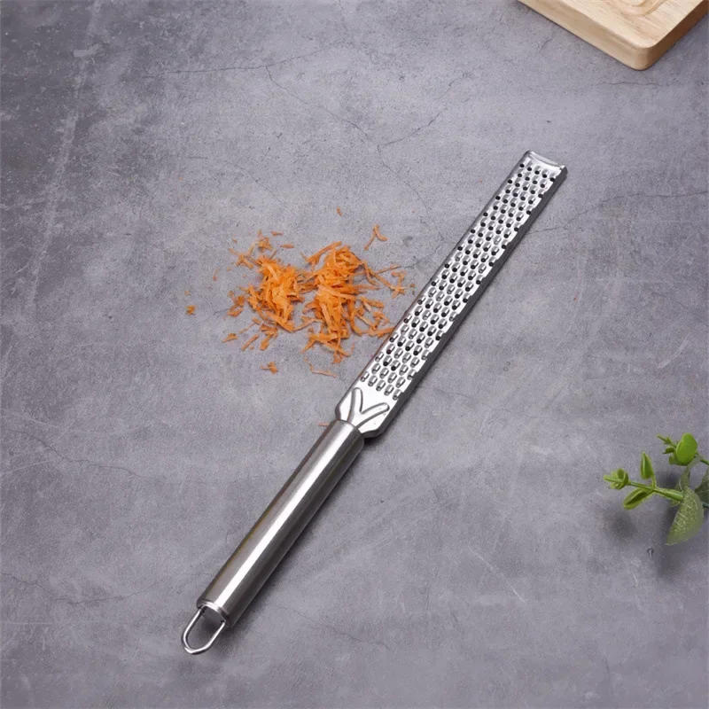 Description Picture 5 of itemHandheld Cheese Grinder Stainless Steel Garlic Grater Vegetable Fruit Grinder Lemon Zester Citrus Ginger Cheese Grinding Tools
