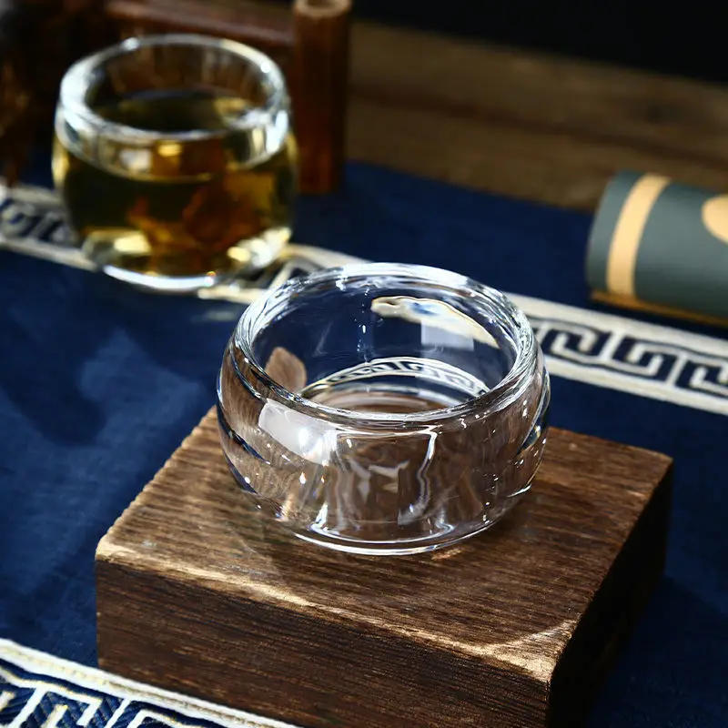 Description Picture 6 of item80ML lead-free  shot glass barware Whiskey Tumblers  Glassware for Bourbon home tea cups Clear Cocktail Glass Cup Water Glasses