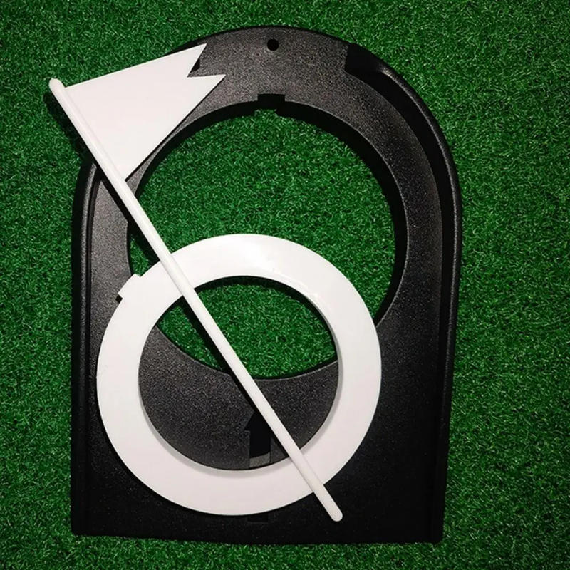 Description Picture 6 of itemPutting Cup Golf Putting Disc with Hole Flag Removable Golf Putting Hole Cup Plastics Golf Training Golf Putting Regulation Cup