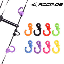 4pcs Compound Bow String Stabilizer Silencer Monkey Tails Bow Damping