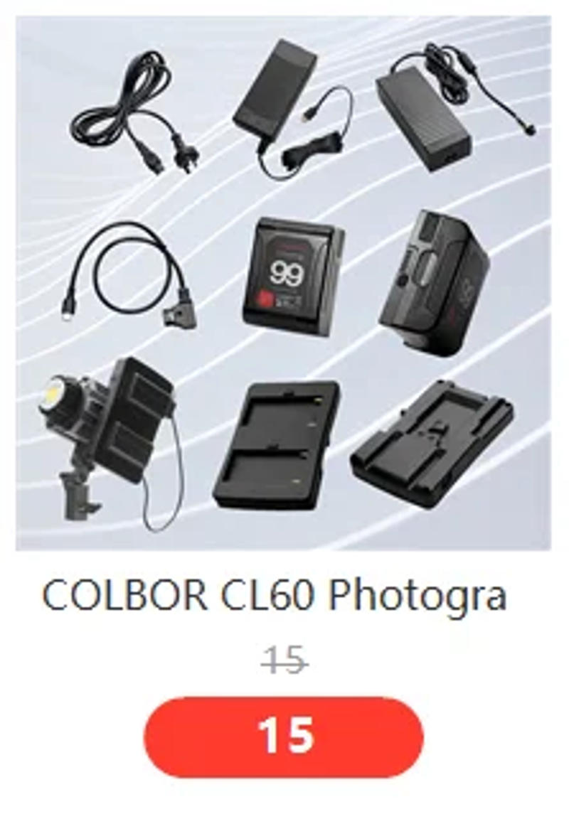 Description Picture 4 of itemCOLBOR CL60R,CL60,CL60M Led Light Photograhy Camera Photographic Professional Photography Lighting Photo Studio Video Shooting