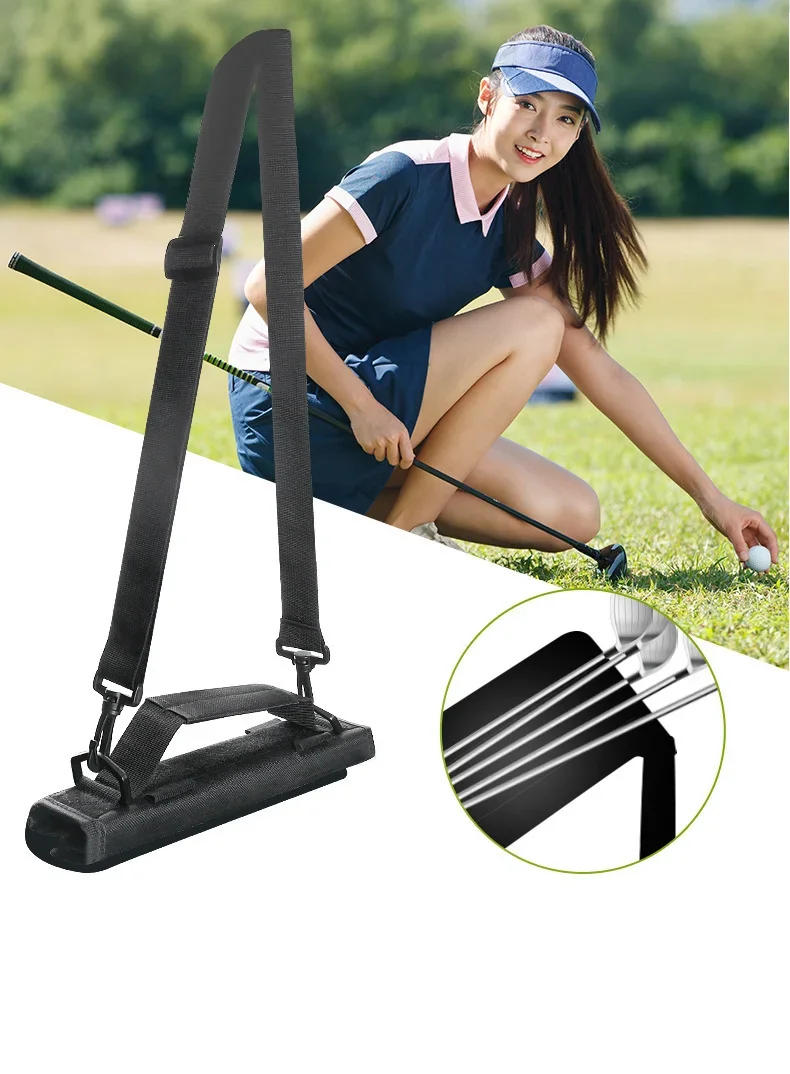 Description Picture 5 of itemGolf Club Storage Carry Bag - Ultra Light Nylon Driving Range Case with Adjustable Padded Shoulder Strap