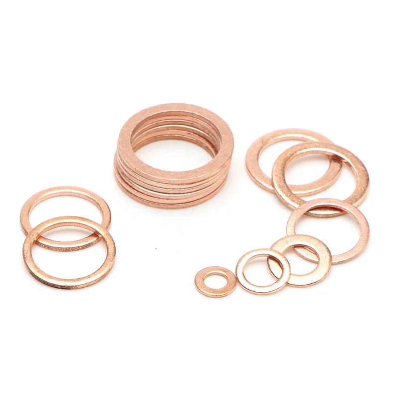 Description Picture 5 of item500pcs 26x32x1.5mm Copper Flat Washer Shim Ring Gasket Rings Seal Plain Spacer Solid Washers Fastener O Ring