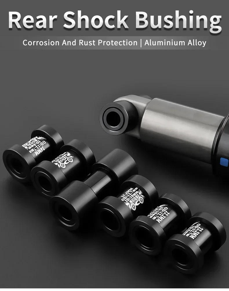 Description Picture 2 of itemMountain Bike Soft Tail Rear Shock Absorption Bushing Inflection Point Outer Diameter 12.7 Inner Diameter 8/10mm Shock Absorbers
