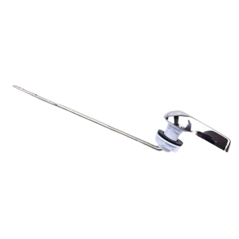 Description Picture 4 of itemUniversal Toilet Tank Flush Lever Chrome Finished Toilet Handle Replacements Fits Most Water Tank Accessory Bathroom Tools
