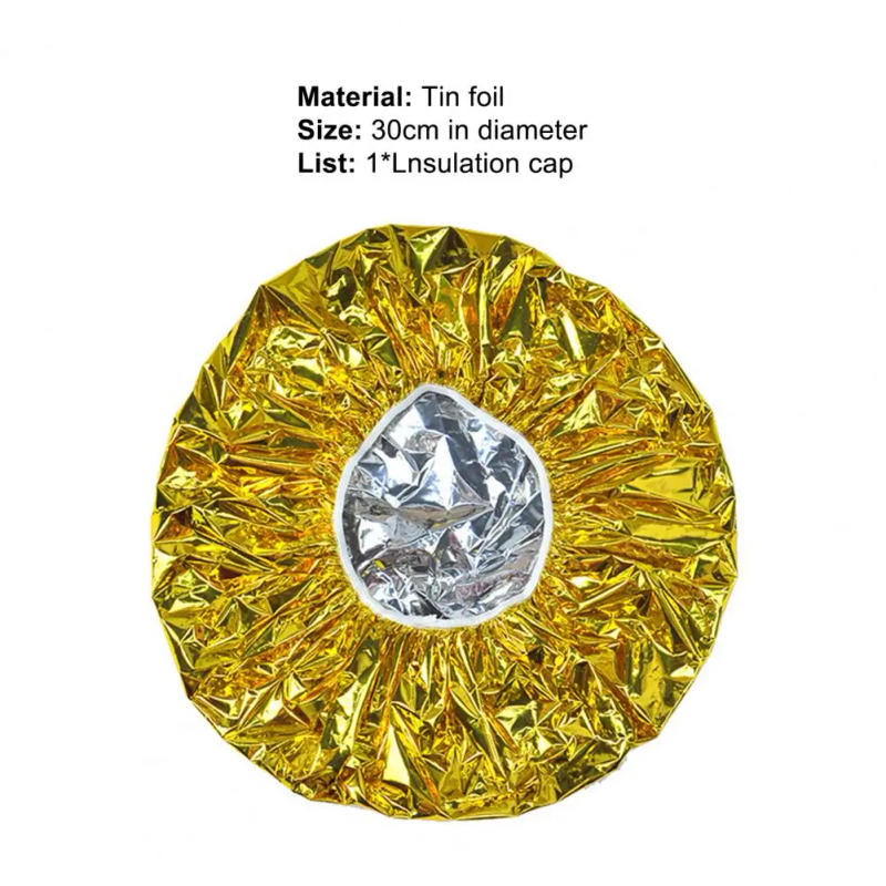 Description Picture 6 of itemHair Coloring Cap  Dust-proof   Tin Foil Conditioning Cap Heat Shower Coloring Cap