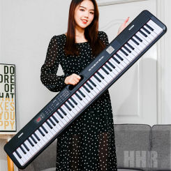 88 Keys Portable Digital Piano Multifunctional Electronic Keyboard Piano Student Gift 88037 Musical Instrument Beginner