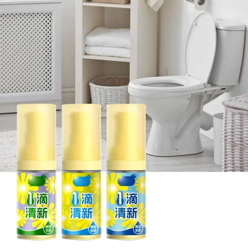 Description Picture 4 of itemBathroom Deodorant a Drop of Fragrance the Smell Cucumber Jasmine Green Grape Lasting Air Freshener Room Toilet Deodorant Aroma