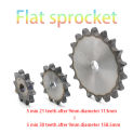 1pcs5 Split Flat Chain Sprocket 21-30 Teeth A3 Steel Roller Industrial Transmission Chain Sprocket Flat Chain Sprocket