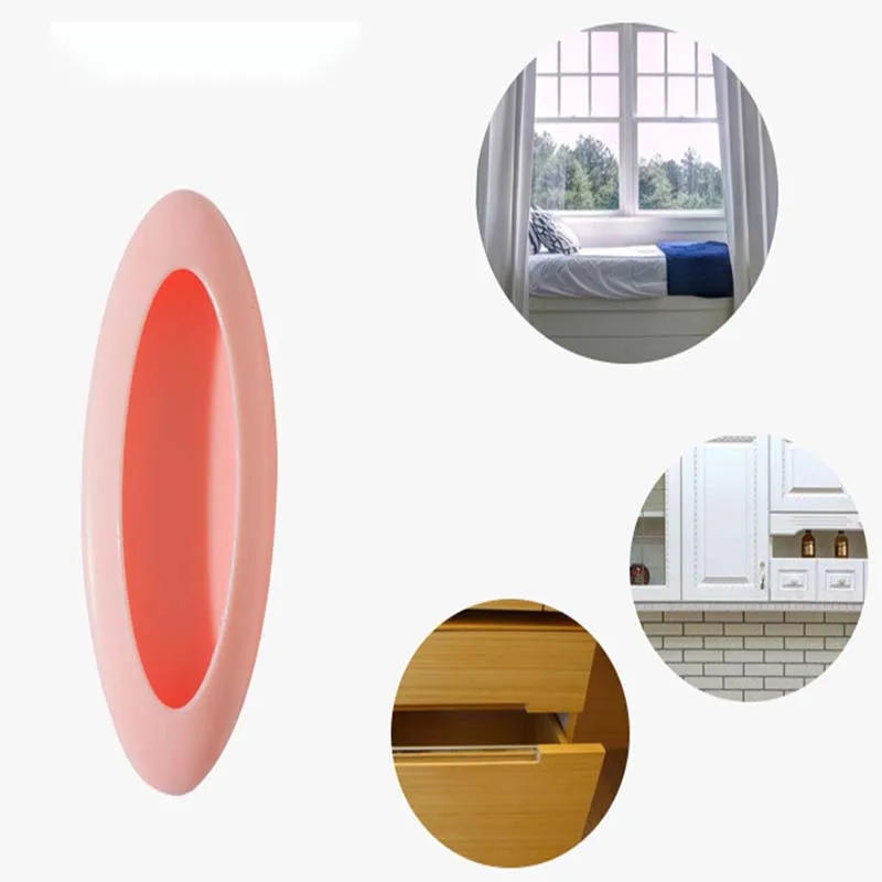 Description Picture 4 of itemNew Waterproof Round Door Handle Stick Self-suction Handle on Glass Suction Cup Type Cabinet Door Self-adhesive Paste Handles