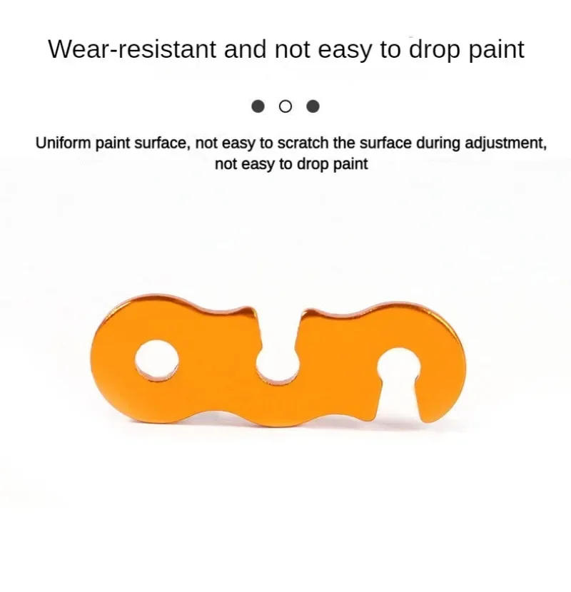 Description Picture 5 of item10pcs Adjustable Camping Tent Cord Rope Buckle S Type Tensioners Fastener Kit Outdoor Camping Tents Securing Accessories