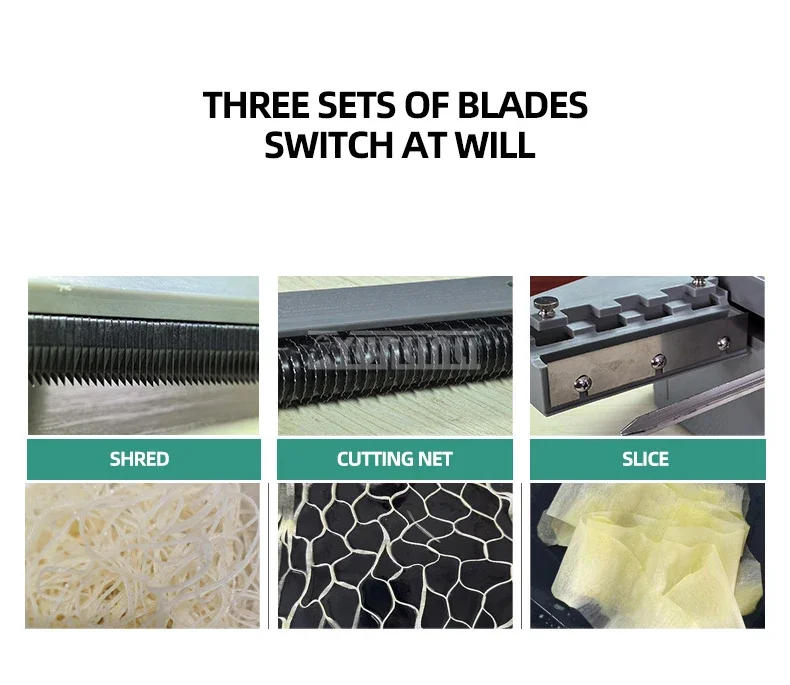 Description Picture 3 of itemElectric Vegetable Cutter Automatic Commercial Electric Wire Cutting Machine Potato Shredder