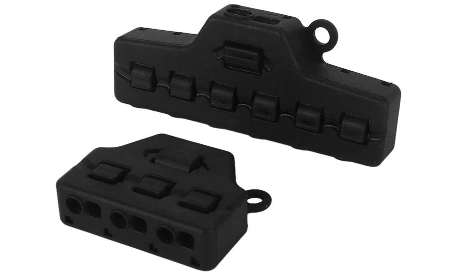 Description Picture 4 of item3/6Ports Out Line Splitter Quick Connect Low Voltage Wire Splitter Distribution Block For Lighting Led Strip Connection Terminal