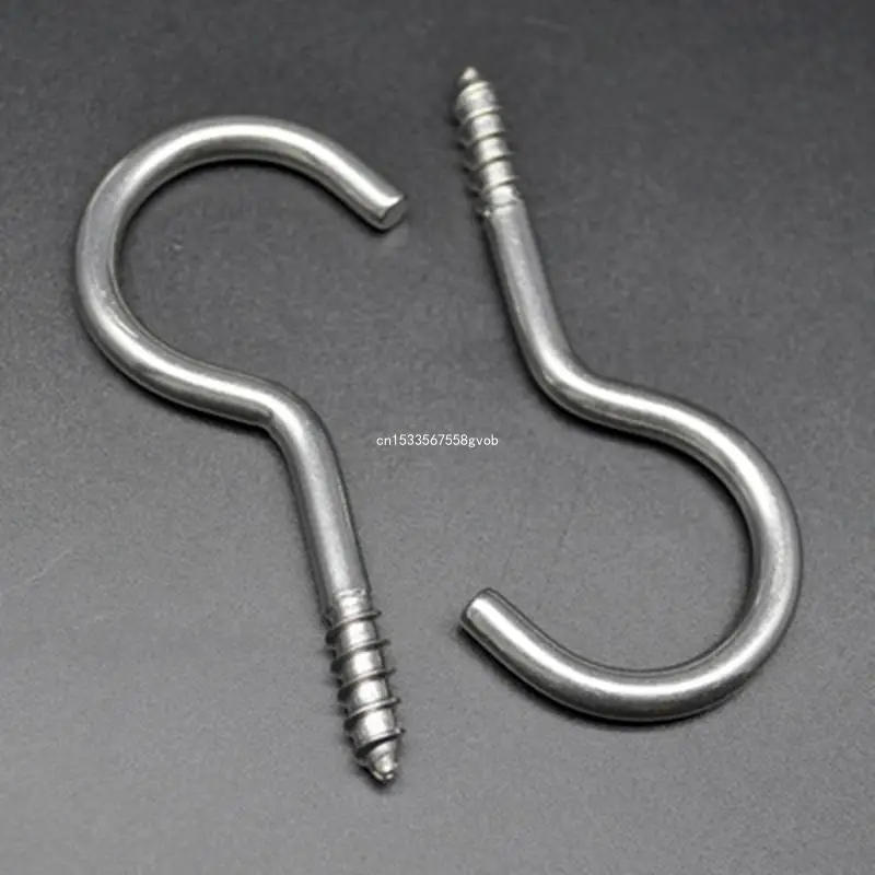 Description Picture 5 of item20Pcs M3/M4/M5 Stainless Steel Eye Screws Hooks Self-Tapping Ceiling Hooks Metal Cup Hooks for Plant Bracket,Wind Chimes