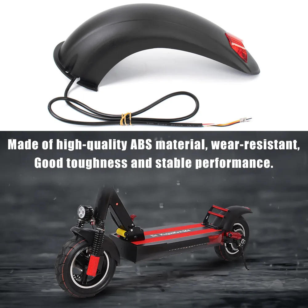 Description Picture 3 of itemScooter Fender with Taillight For 10 Inch Kugoo M4 Electric Scooter Rear Mud Guard Wings Support Protection Fast Shipping