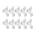 10 Pcs Freezer Buckle Shelf Clips Plastic Commercial Refrigerator Fridge Supply Clamp Hooks Small Dividing