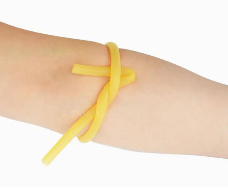 Description Picture 5 of itemNatural Latex Slingshots Five Colors Rubber Tube 1-10M For Hunting Shooting 2X5mm 3060 Diameter High Elastic Tubing Band Hunting