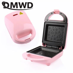 Bread Sandwich Maker Mini Light Food Waffle Muffin Breakfast Machine Egg Omelette Pan Pressure Toaster Grill Panini Oven Heater