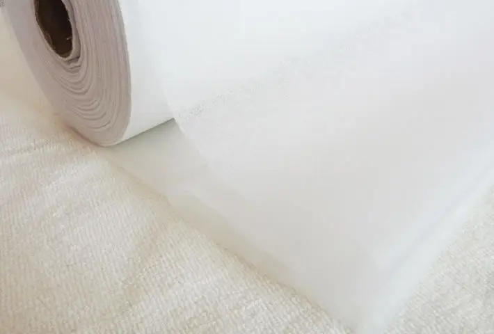 Description Picture 5 of item500x100cm White Black Non-woven Fabric Interlinings & Linings Iron On Sewing Patchwork Adhesive Single-sided 30g