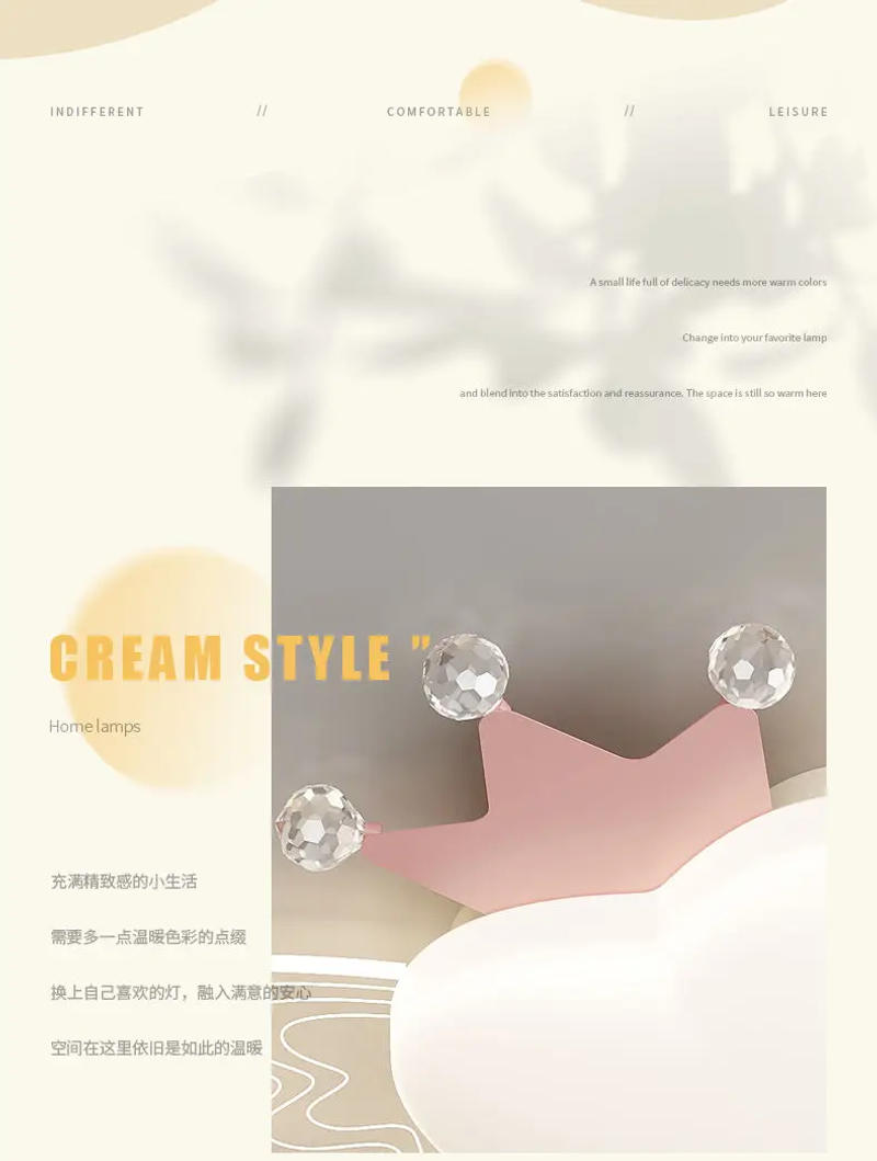 Description Picture 3 of itemFull spectrum Nordic cartoon love bedroom ceiling light creative airplane room ceiling light