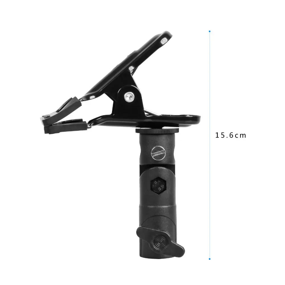 Description Picture 5 of itemReflector Clamp Clip Holder Light Stand Attachment 1/4" to 3/8" Screw Mount Swivel Adapter For Photo Studio Reflector&Background