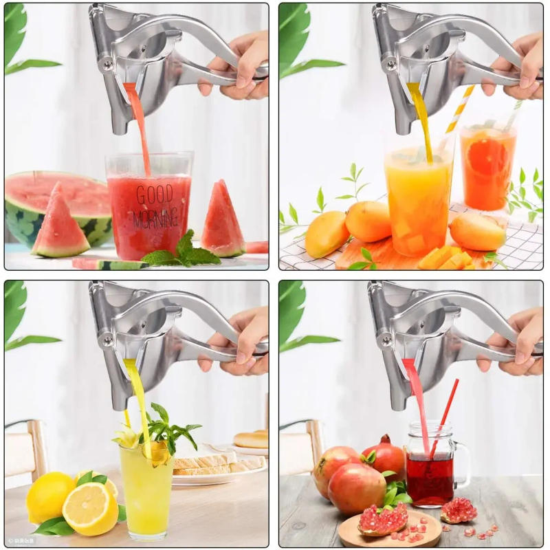 Description Picture 4 of itemManual Juice Squeezer Aluminum Alloy Hand Pressure Juicer Pomegranate Orange Lemon Sugar Cane Juice Kitchen Bar Fruit Tools Acce
