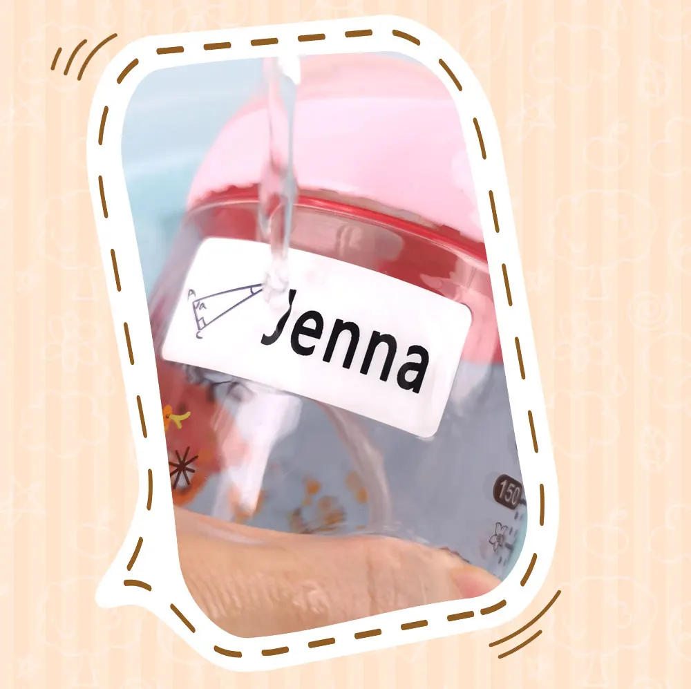 Description Picture 6 of itemCustomize Spain Name Stickers Waterproof Cute Cartoon Pattern Labels Personalized Children Boy Girl School Stationery Sticker