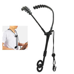 Foldable Saxophone Neck Strap With Removable Arms Music Instrument Neck Straps For Alto Tenor Soprano Baritone Saxophones