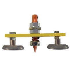 Welding Lap Iron Fix Grounding Clip Magnetic Welding Bracket Double Welding Ground Clamp Welding Support Clamp Holder