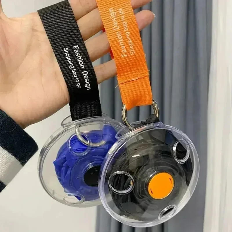 Description Picture 3 of itemHome Foldable Retractable Supermarket Shopping Storage Bag Environmentally Friendly and Reusable Pouch Ultra-compact Portable