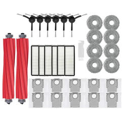 For Roborock Q Revo / P10 A7400RR Robot Vacuums Cleaner Main Side Brush Hepa Filter Mop Cloth Dust Bags Spare Parts Accessories