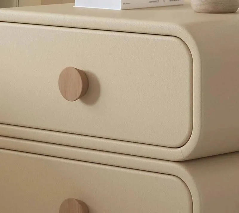 Description Picture 4 of itemNordic Cabinet Side Bed Tables Night Stand Table Room Wooden Storage Interior Furniture French Style Mid-century Bedside Bedroom