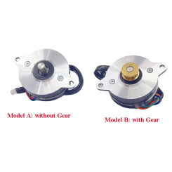 36HKY140 0.9Deg Micro Thin Round 36MM Stepping Motor 2-Phase 4-Wire Stepper Motor XML Gear for 3D Printer Camera Monitor Robot