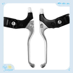 1 Pair Bike Brake Levers Handles for V-Brake MTB Road Bicycle Fixed Gear Cycling Universal Fit Aluminum Alloy Lightweight Durabl