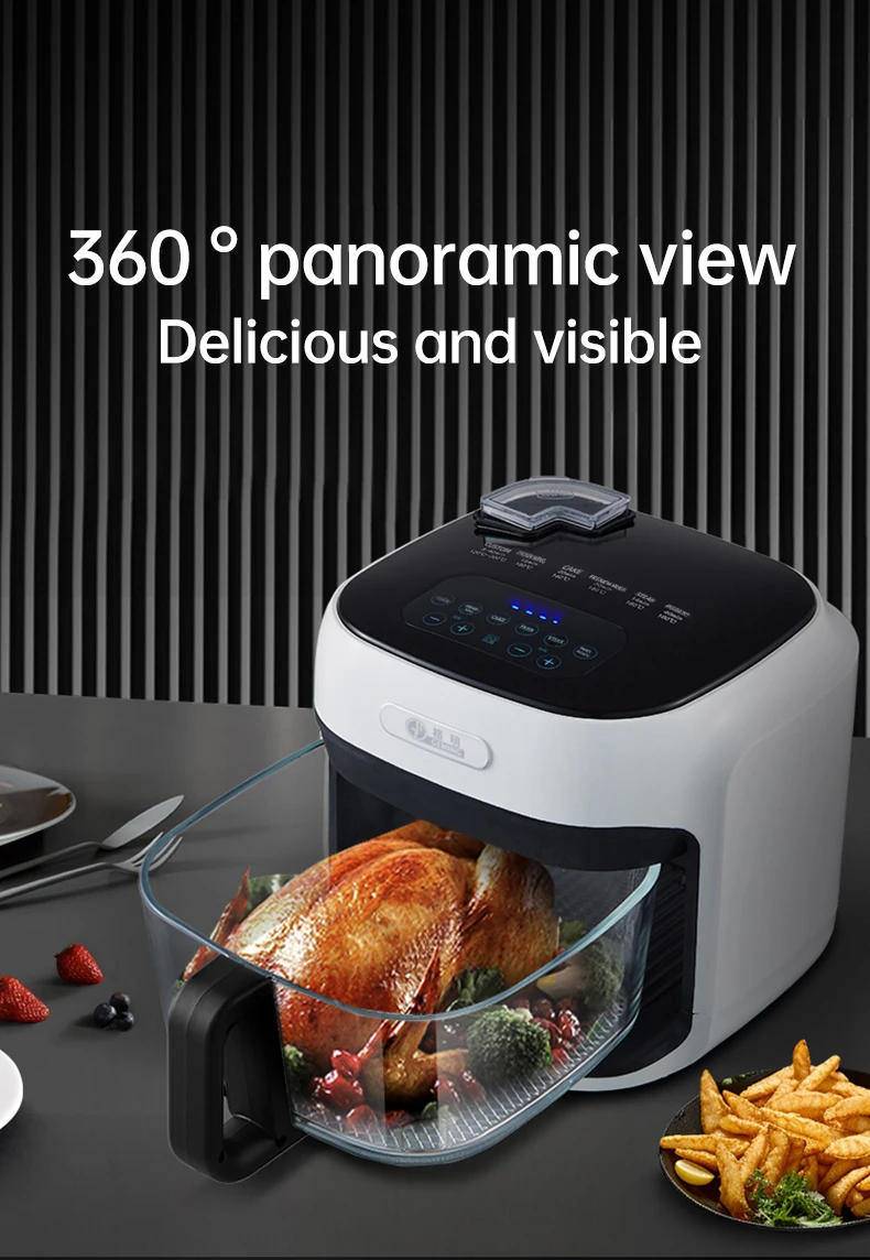 Description Picture 2 of itemFactory Direct 7L 220V Oil-Free Air Fryer with Grill Customized Logo 220V Oven
