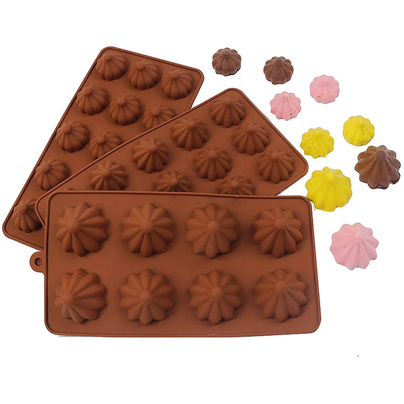 Description Picture 2 of item15 Cavity Cone Whirlwind Silicone Cake Mold for Chocolate Mousse Pudding Dessert Bread Bakeware Pan Tools 1pc