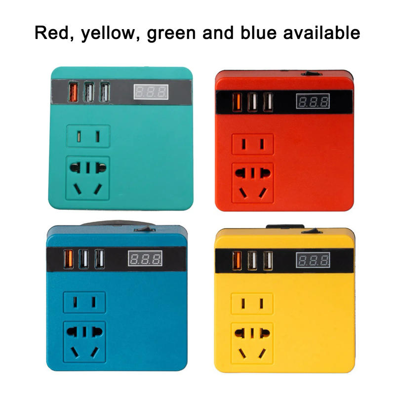 Description Picture 5 of item120W Lithium Battery Inverter Power Bank 18v 21v To 110v 220v Multi-Function Household Smart Transformer Outdoor Work Inverter