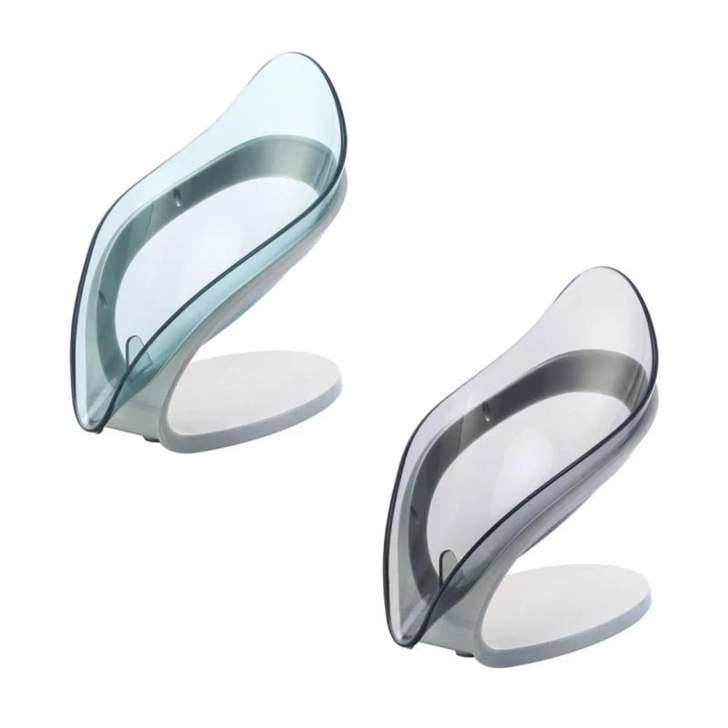 Description Picture 5 of itemLeaf Shape Soap Bar Holder for Kitchen Bathroom Self Draining Tray Shelf with Anti-Slip Suction Cup Soap Storage Box