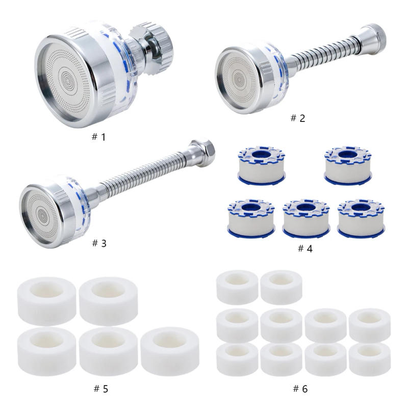 Description Picture 5 of itemFaucet Mount Filters Pressurized Sink Faucet Water Filter Universal Bath Faucet Connector Splash Proof for Home Bathroom Kitchen