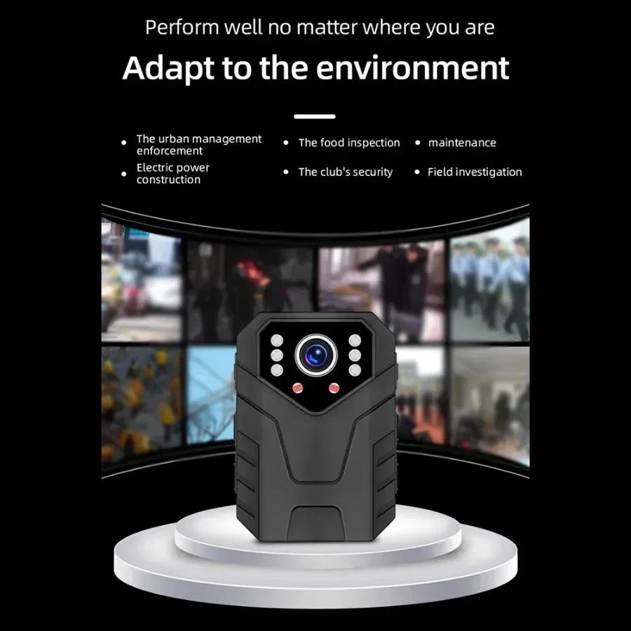 Description Picture 4 of item4K HD Mini Camera Portable Body With 2 Inch IPS Touch Screen Video Recorder Night Vision Police Camcorders Back Clip Action Cam